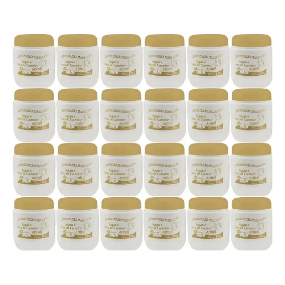 Kit 24 Creme Pés E Mãos Com Argan Sebo De Carneiro Foto 1