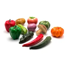 Kit 24 Hortaliças Legumes Artificiais Tamanho Real Em Isopor Foto mini  2