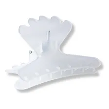Kit 24 Presilha Prendedor Transparente Sorriso Cabelos Salão Foto mini  3