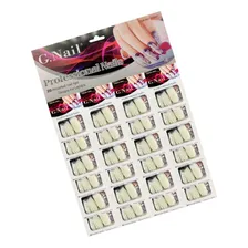 Kit 24 Saquinhos 20 Unhas Postiças Manicure Cartela Tips Foto mini 1