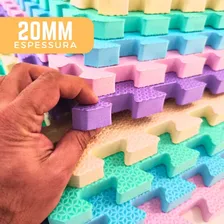 Kit 24 Tatame Infantil Eva Montar 50x50 Candy Tapete 6m² Cor Candy Color Foto mini 2