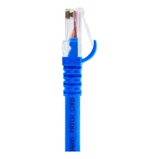 Kit 24 Unidades Cabo Patch Cord Cat6 - 50cm Azul Com Foto mini 3