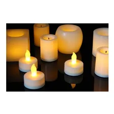 Kit 24 Vela Eletrônica Decorativa Led Amarela + Baterias Foto mini 4