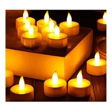 Kit 24 Velas Decorativas Eletr么nicas De Led + Baterias + Foto mini 2