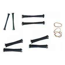 Kit 240 Bigudinho/bigodim Plástico Cachear Cabelos Variados Foto mini 1