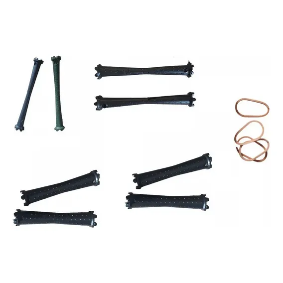 Kit 240 Bigudinho/bigodim Plástico Cachear Cabelos Variados Foto 1