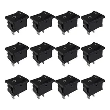 Kit 25 Chave Gangorra On/off 15a 250v 2t Preta Foto mini 2
