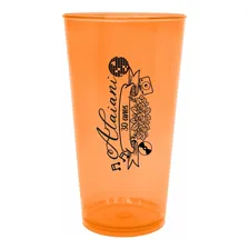 Kit 25 Copos Festa Caldereta 390ml Acrílico Personalizados Cor Laranja Foto  mini 1