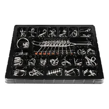 Kit 25 Desafios Quebra Cabeça 3d Puzzle Metal Aço Foto mini 2