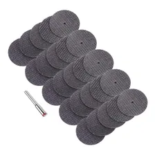Kit 25 Discos Corte Mini Retifica Com Fibra De Vidro 32mm Foto mini 1