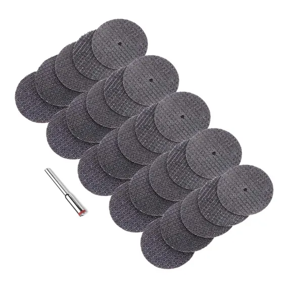 Kit 25 Discos Corte Mini Retifica Com Fibra De Vidro 32mm Foto 1