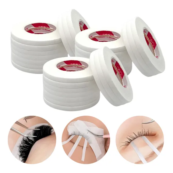 Kit 25 Fitas Transpore Fina Antialérgica Alongamento Cílios Foto 1