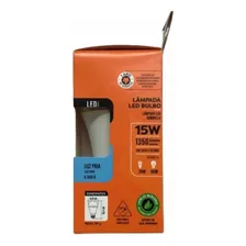Kit 25 Lampada Led Bulbo A60 15w E27 6500k Branca Bivolt Fox Foto mini 3
