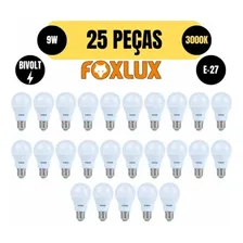 Kit 25 Lampada Led Bulbo A60 9w E27 3000k Amarela Bivolt Foto mini 1