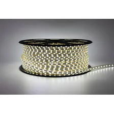 Kit 25 Metros Fita Mangueira Led Chata 5050 Com Fonte Luz Branco-frio 127v Foto mini 1