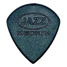 Kit 25 Palheta Jazz Medium Guitarra Violão - Preto Bk Tamanho Médio Foto mini  2