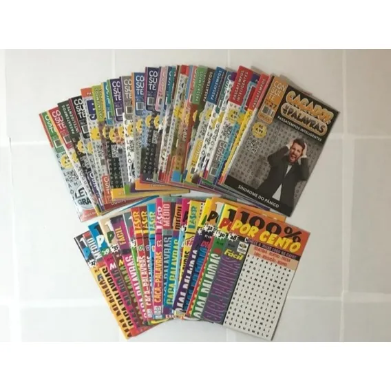 Kit 25 Revistas Palavra Cruzada Sem Repetição Cruzadinhas Foto 1