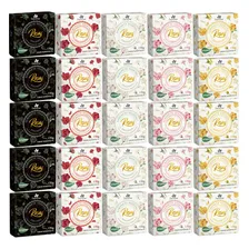 Kit 25 Sabonetes Vegetal Aroma Das Rosas 170g Davene Foto  mini 1