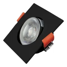 Kit 25 Spot Led 5w Embutir Quadrado Preto Cob Smd 110/220v 110v/220v Foto mini 2
