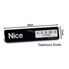Kit 25 Tag Linear Original Adesivo Cr4 Hcs Etiqueta Veicular Foto mini 4