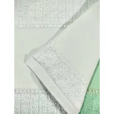 Kit 25 Toalhas Lavabo Para Pintar Bordar À Máquina Lisa Cor Branco Foto mini 4