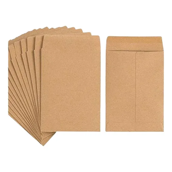 Kit 250 Envelopes Saco Kraft Pardo 24x34 Cm 80g Foto 1