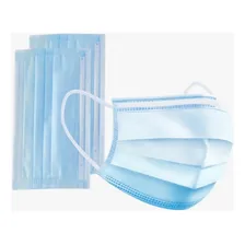 Kit 250 Máscara Descartável Tripla C/ Filtro Meltblown Cor Azul Foto mini 4