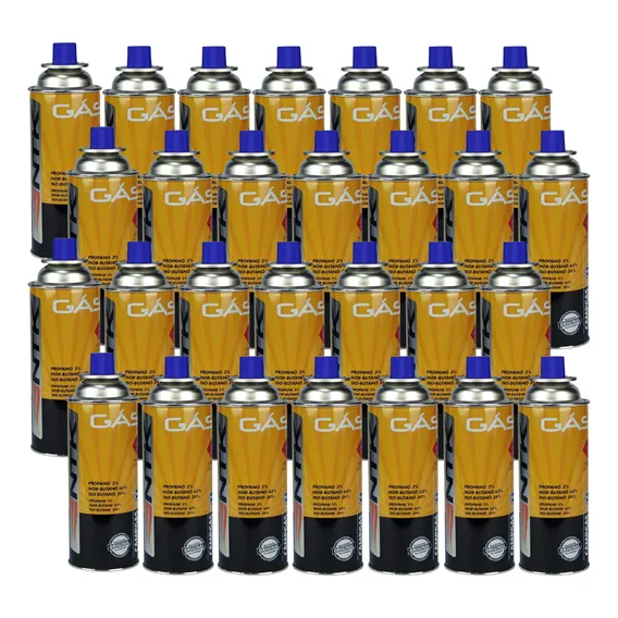 Kit 28 Cartucho Refil Gás Campgas Nautika Fogareiro Maçarico Foto 1