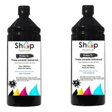 Kit 2litro Tinta CompatÃvel Hp 7612 517 532 617 416 116 2676 Tinta 2-litro-preto Foto mini 1