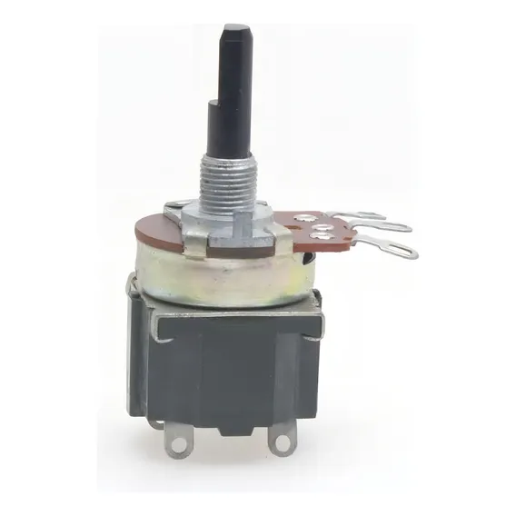 Kit 2p莽s Potenci么metro Com Chave Dupla Push Button 10kb Foto 1