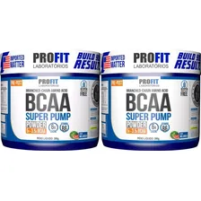 Kit 2x Bcaa 6:1:1 Em P贸 Super Pump Pote 300g - Profit Labs Sabor Melancia Foto mini 1