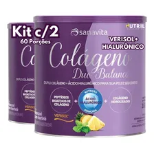 Kit 2x Colágeno Duo Balance Verisol + Ácido Hialurônico Sabor Kit 2x Colágeno Abacaxi C/ Hortelã Foto  mini 1