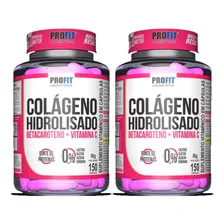 Kit 2x Colágeno Hidrolisado C/ Betacaroteno + Vit C 240caps Sabor Sem Sabor Foto  mini 1