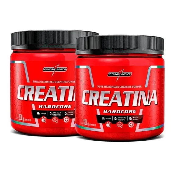 Kit 2x Creatina Hardcore Reload 300g Integralmédica Foto 1