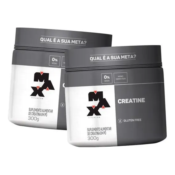 Kit 2x Creatina Titanium (300g) Max Titanium Foto 1