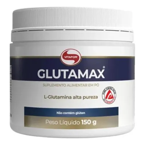 Kit 2x: Glutamax Aminoácidos L-glutamina Vitafor 150g Foto 1