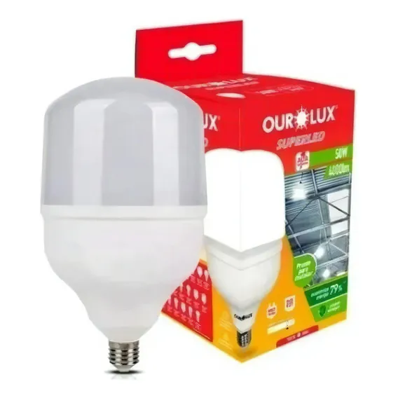 Kit 2x Lampada Super Led Ourolux 30w 6500k Bivolt Branca Foto 1