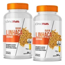 Kit 2x Óleo De Linhaça Dourada - 60 Cápsulas 1000mg - Clinicmais Foto mini 1