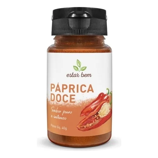 Kit 2x: Páprica Doce Estar Bem 40g Foto 1