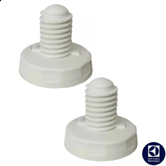 Kit 2x PĂ© Nivelador Lavadora Electrolux Ltd06 Lt08e Lt10b Lt12b lpr13 A99014001 Foto 1