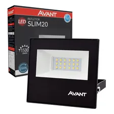 Kit 2x Refletor Slim Avant 20w Luz Branco Frio 6500k Bivolt Foto mini  2