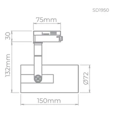Kit 2x Spot Par20 Stella Flow Trilho Eletrificado Sd1950pto 110v/220v Foto mini  3