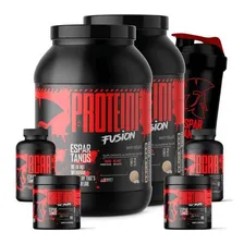 Kit 2x Whey Baunilha 2x Bcaa 2x Creatina E Shaker Espartanos Foto  mini 1