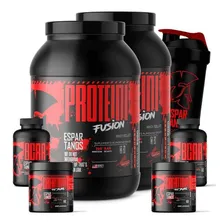 Kit 2x Whey Chocolate 2x Bcaa 2x Creatina, Shaker Espartanos Foto mini 1