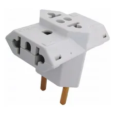 Kit 3 Adaptador Benjamim + 3 Adaptador Bob 10a/20a Pradrão 110V/220V Foto mini 2