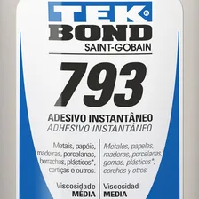 Kit 3 Adesivo Cola Instantânea Cianoacrilato 793 20g Tekbond Foto mini  3