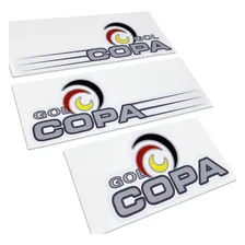 Kit 3 adesivo em vinil laterais + tampa traseira para Gol G4 Copa 2006 Volkswagen VW - Sportinox Foto mini 4