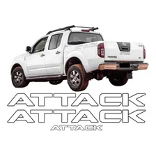 Kit 3 Adesivo Personalizado Nissan Frontier Attack Foto mini 1