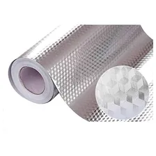 Kit 3 Adesivos Aluminio Decorativo P/ Parede Gaveta 40cmx5m Foto mini 1