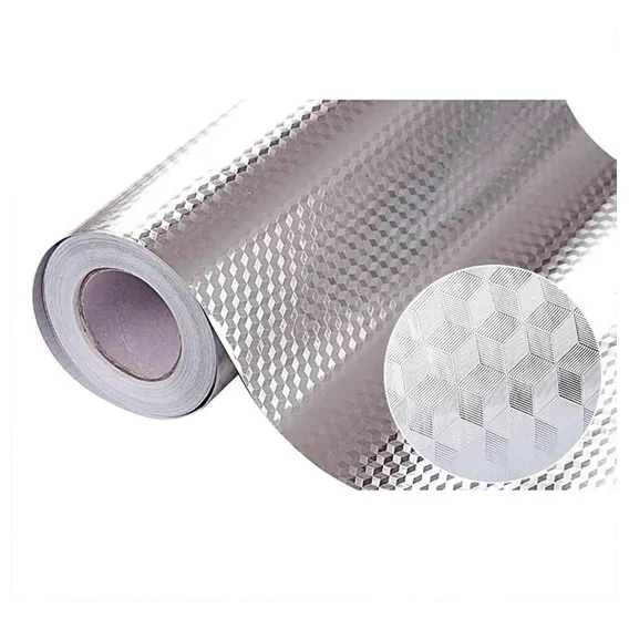 Kit 3 Adesivos Aluminio Decorativo P/ Parede Gaveta 40cmx5m Foto 1